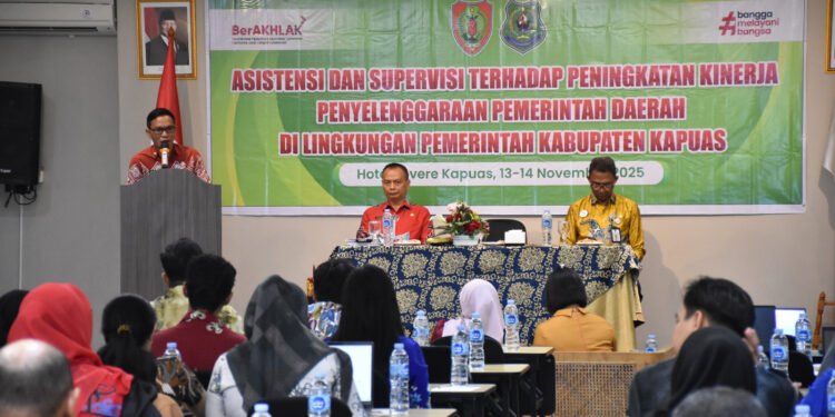 Kapuas Perkuat Tata Kelola Pemerintahan, Bagian Pemerintahan Gelar Asistensi dan Supervisi LPPD