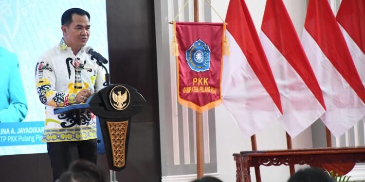 Buka Rakerda TP PKK, Bupati Pulang Pisau: Perkuat Koordinasi dan Sinkronisasi Program PKK