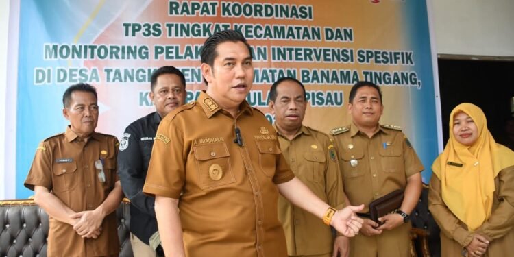 Wabup Ahmad Jayadikarta Dorong Penguatan Intervensi Stunting di Desa Tangkahen