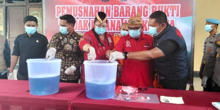 Januari–Desember 2025, Polres Kapuas Amankan 1,1 Kg Sabu-sabu