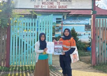 Wujudkan Sekolah Hijau, SMPN 1 Sungai Babuat Raih Adiwiyata Provinsi Kalteng