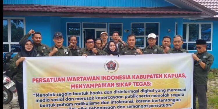 PWI Kapuas Tegaskan Sikap: Tolak Hoaks dan Radikalisme