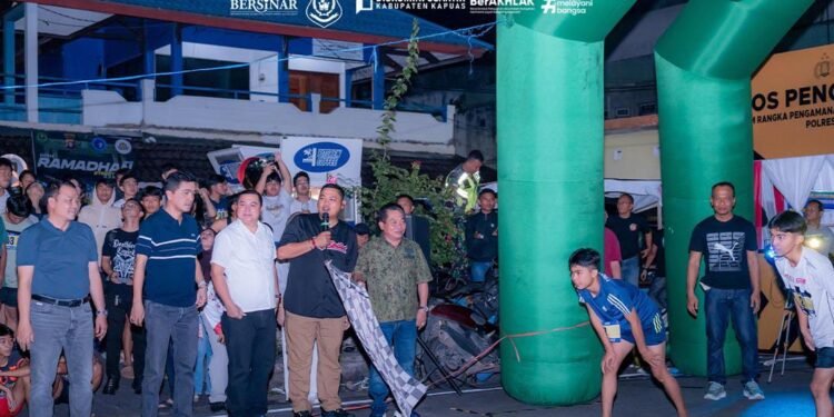 160 Peserta Ramaikan Kapuas Ramadan Street Race, Bupati Wiyatno: Hadirkan Kegiatan Positif Bagi Generasi Muda