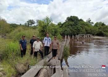 Jembatan Sei Hyang Desa Lawang Kamah Segera Dibangun, Perusahaan Mulai Benahi Akses Jalan