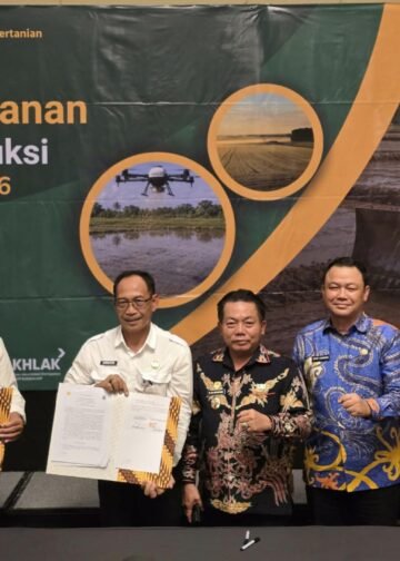 Kontrak Swakelola Cetak Sawah Ditandatangani, Kapuas Perluas Lahan Pertanian